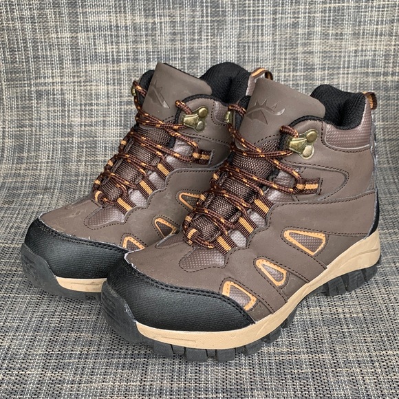 Deer Stags Drew Boot - Brown Hiking Outdoor Shoes Kids size 13.5 - Picture 5 of 12
